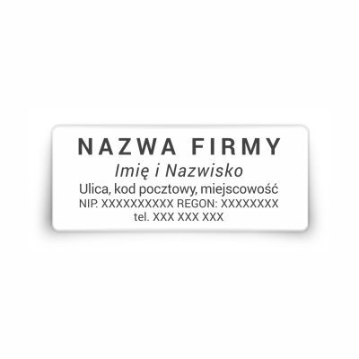 Pieczątki Firmowe małe