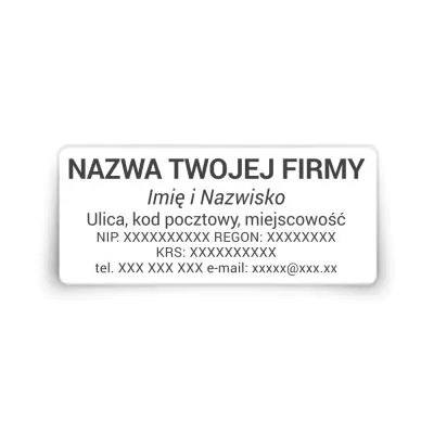 Pieczątki Firmowe średnie